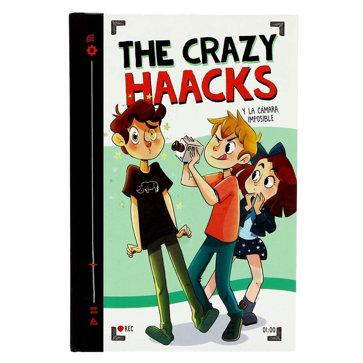 Portada de The Crazy Haacks y la cámara imposible (The Crazy Haacks 1) (Jóvenes lectores)