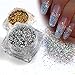 Aranher(TM) Gold Silver Laser Holographic Nail Glitter Powder Paillette Dust Pigments(Randomcolor)