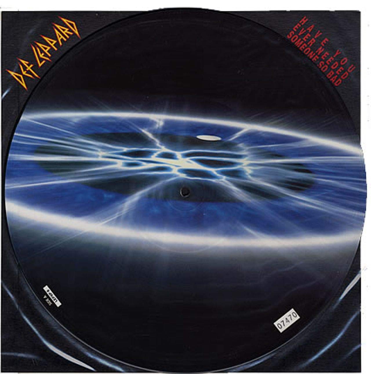 Def Leppard Have You Ever Needed Someone So Bad Picturedisc Vinyl