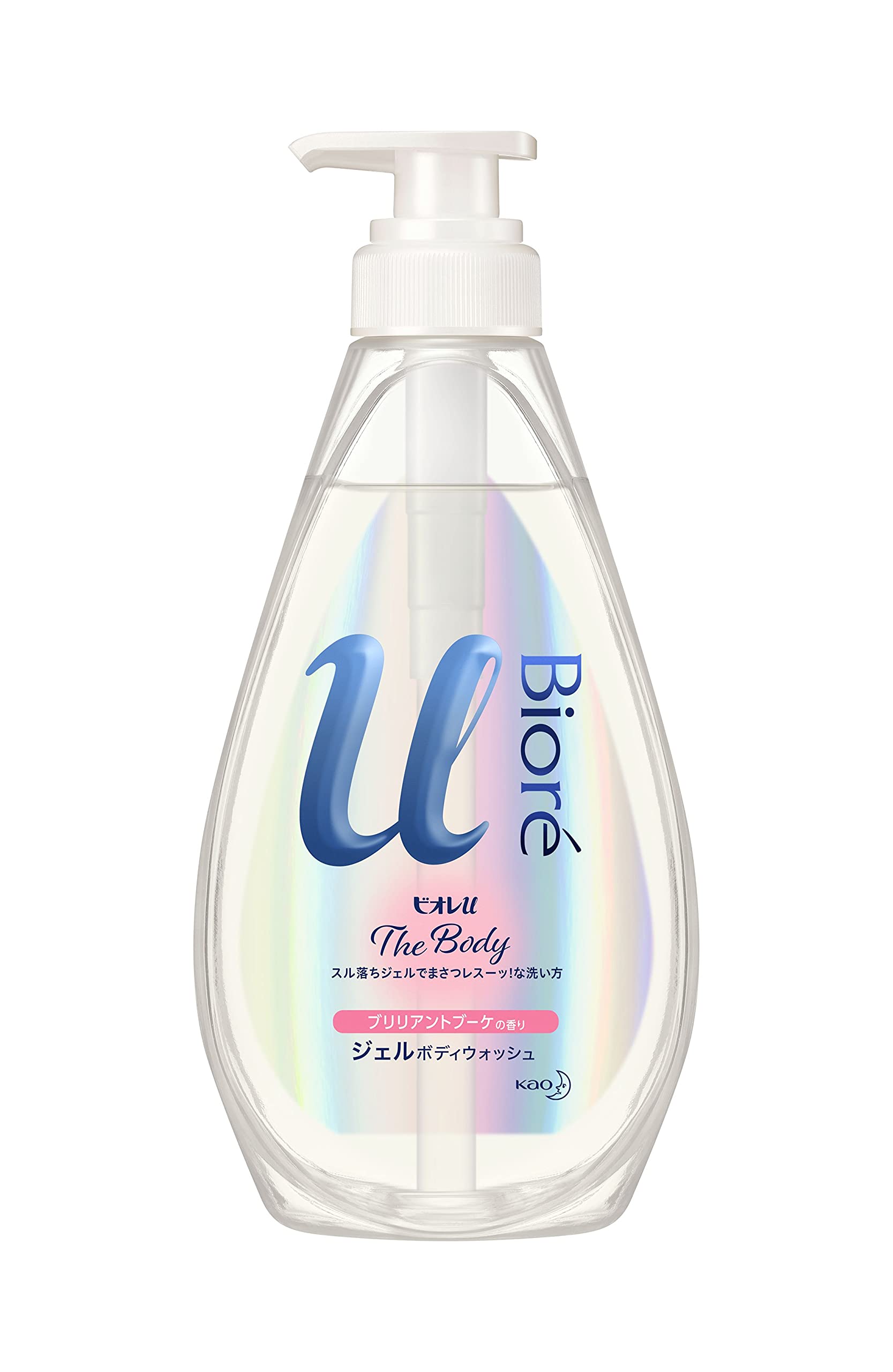 Biore U The Body Gel Body Wash - 480ml - Brilliant Bouquet