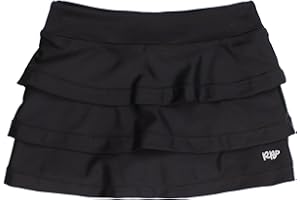 RuffleButts Girls UPF50+ Sun Protected Athletic Active Stretch Tennis Skort