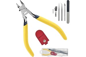 BOOSDEN Model Nippers, Single Blade Nipper Model Tool Kit, Hobby Clippers for Gundam Gunpla, Thin & Sharp Models Snips, Sprue