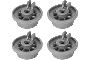 DARLINGAO 4 Pack 165314 Dishwasher Lower Rack Wheels Replacement for Bosch Kenmore Dishwashers, Replaces 420198 423232 AP2802428 PS3439123 PS8697067, Bottom Dishrack Roller