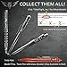 TF TAKEFLIGHT Tactical Pen Multitool – Gifts For Men Dad - Diamond Thread Grip, Strong Rugged Aluminum EDC Survival Gear, Pocket Military Writing Glass Breaker, Pen Collection - Red