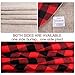 yuboo Buffalo Plaid Christmas Tree Skirt, Red and Black Checkered and Burlap Reversible Tree Mat for Farmhouse Rustic Christmas Decorations&Ornaments