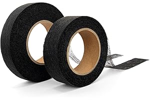 OOTDAY Iron On Hem Tape, Adhesive Hem Tape, Heavy Duty Fabric Tape, 0.8 inch Wide 66/210 FT Long, Perfect for for Pants Curtains Clothes Dresses Fabric(2 Rolls)