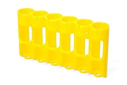 Storacell AA Battery Storage Caddy, Yellow, Holds 6
