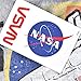 NASA Retro Vintage Space Shuttle T Shirt & Stickers (X-Large) Athletic Heather