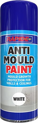 Q&H 400ML White Matt Anti Mould Paint Spray Wall Ceiling Fungus Algae Killer view 3