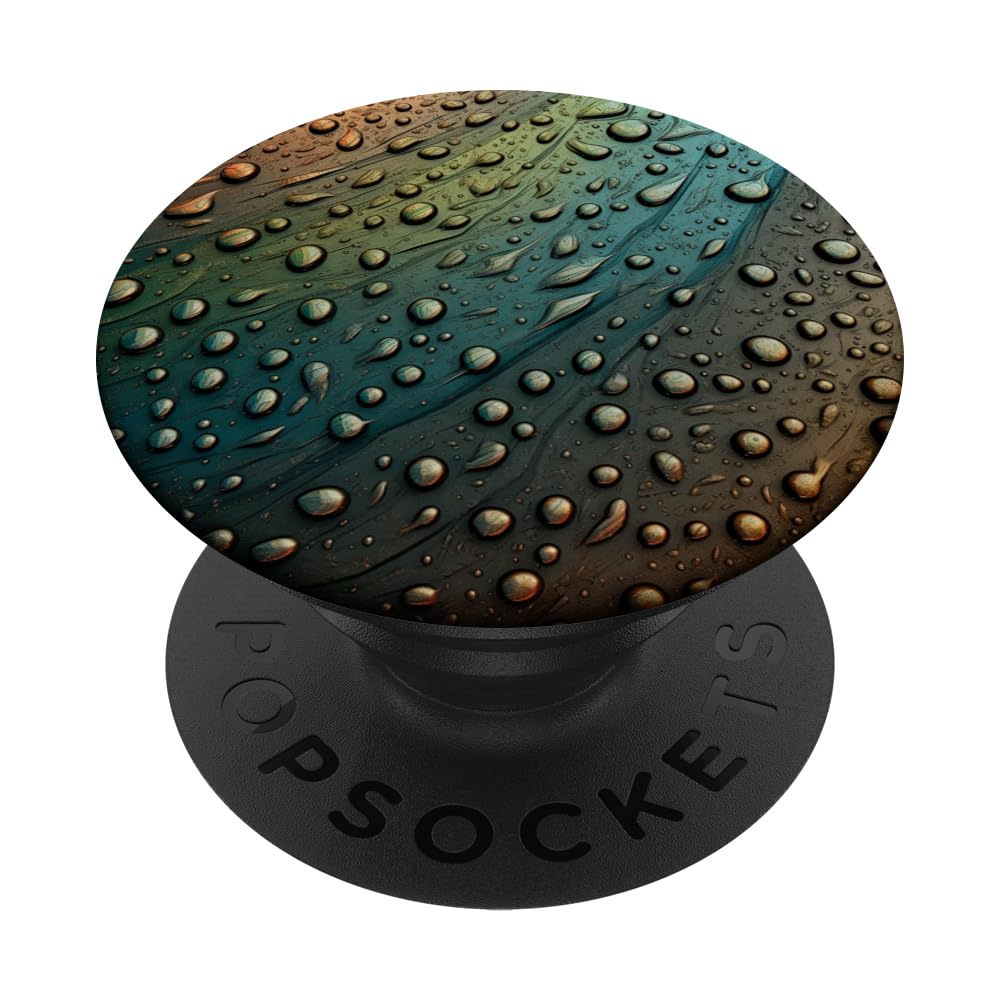 Elegant Water Drops Rainy Day PopSockets Swappable PopGrip