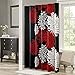 Comfort Spaces Enya Bathroom Shower Curtain Floral Printed Cute Chic Microfiber Fabric Bath Curtains, 72