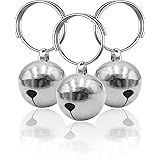 Coastal Pet Round Dog Bells Dog Charm Bells Pet Pendant, 3 PCS Anti-Lost Training Bells for Collars, Suitable for Pet Pendant