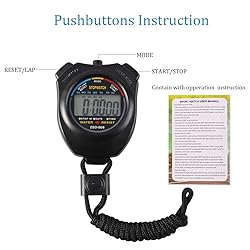 Vicloon Digital Sport Stopwatch Timer with