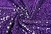 BalsaCircle Sequin Rectangular Purple Sequin Tablecloth 60-Inch by 102-Inch