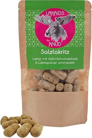 Lakrids Knud | Lakritze mit Schokolade und Lakritzpulver