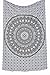GLOBUS CHOICE INC. Tapestry Wall hangingsTapestry Wall Art Collage Dorm Beach Throw Bohemian Black and White Hippie Mandala Tapestry Wall Decor Boho Bedspread 54