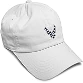 Speedy Pros Soft Baseball Hat Embroidered Dad Hat Air Force Emblem Embroidery Men & Ladies Baseball Cap Cotton