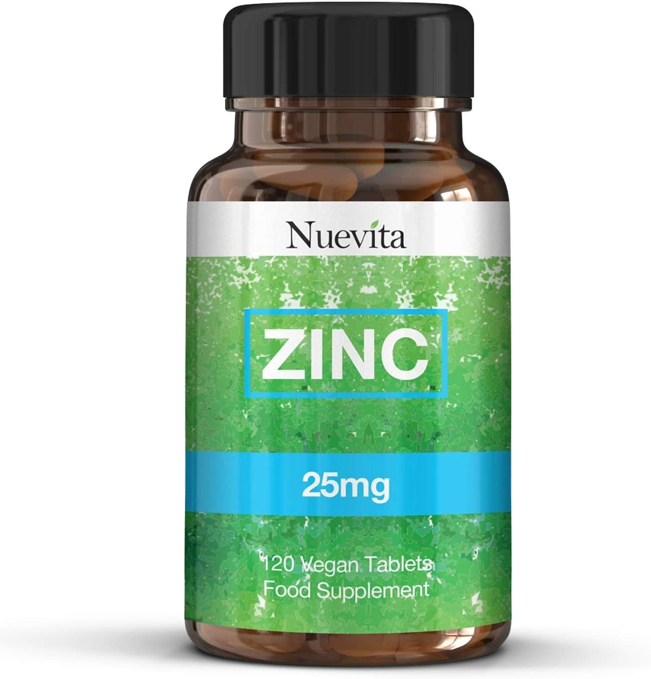 Zinc 50mg, 120 Vegan Tablets. Hair, Skin & Nails. Supports The Immune System, Bone Health & Cognitive Function