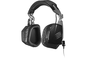 Mad Catz F.R.E.Q.4D Gaming Stereo Headphones Headset with Microphone for PC, Mac, and Smart Devices