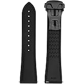 ULLCHRO Watch Strap Watch Band 20mm 22mm Man Waterproof Quick Release Bands Sport Replacement Strap Soft FKM Rubber Watchband
