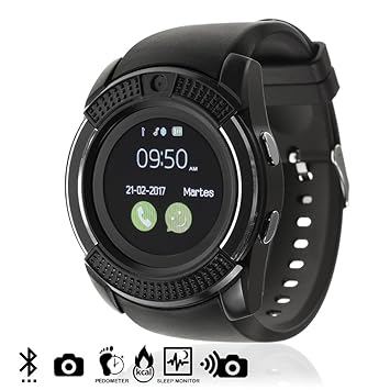 DAM TEKKIWEAR. DMV023BLACK. Smartwatch Bluetooth con Sim, Micro SD ...