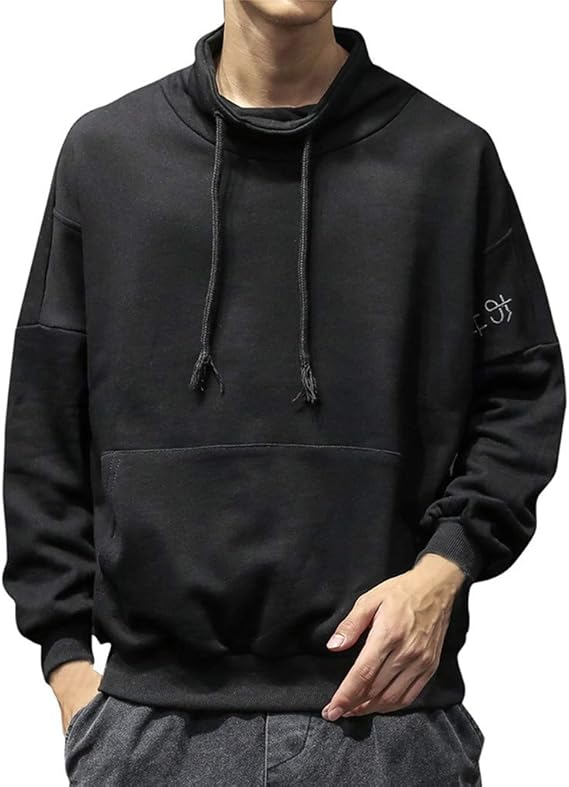Amazon パーカー メンズ ストリート スウェット 長袖 シンプル ひも付き フードなし ロング丈 厚手 ゆったり 大きいサイズ 冬 トレーナー メンズ 無地 おしゃれ おもしろ シンプル 裏起毛 プリント 大きいサイズ 5ｌ 4ｌ トレーナー パーカー 通販
