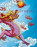 Livre de coloriage pour adultes Dragons 1 (Volume 1) (French Edition) by 