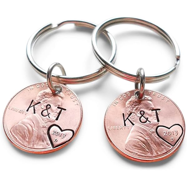 Personalised 'Key In Heart' Keyring - Wooden Shapes (2 Pieces) - Fancy - Foto 11