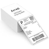 Thermal Shipping Labels 4x6, 500 Sheets Fanfold Direct Thermal Labels, Perforated &amp; Strong Adhesive Mailing Labels Compatible with Rollo, MUNBYN, Nelko, Zebra Printer (Commercial Grade)