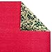 Hallmark Christmas Reversible Wrapping Paper, Traditional Foil (Pack of 3, 60 sq. ft. ttl.)