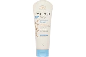 Aveeno Baby Lotion Daily Moisturizing Cream for baby's Sensitive Skin - natural oat, Fragrance Free, 227 mL