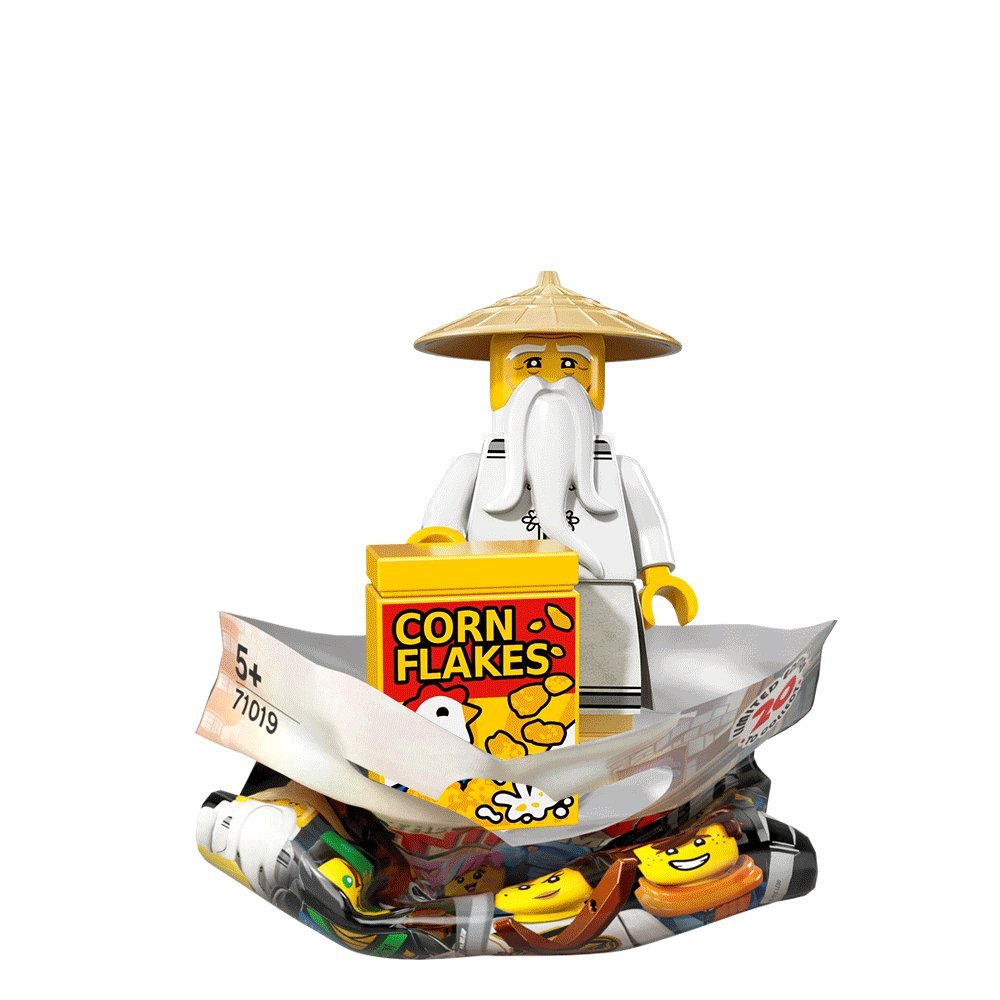 LEGO The Ninjago Movie MASTER WU Minifigure (#4/20) - Bagged 71019