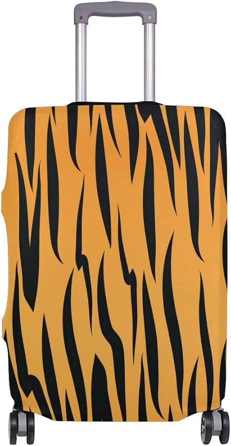 tiger print suitcase