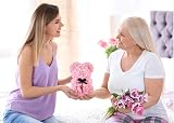 Touloube Rose Bear Gift for Her Roses Teddy Bear with Box and Card view 9