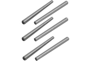 uxcell uxcellCarbon Steel GB117 60mm Length 4mm Small End Diameter Taper Pin 6pcs