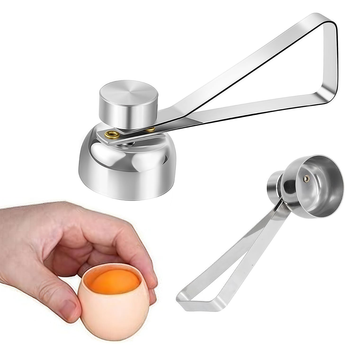 RXKFIGX Egg Topper Egg Cutter Egg Shell Opener Egg Slicer for Boiled Eggs Egg Topper for Boiled Eggs Egg Peeler for Hard Boiled Eggs Eggshell Peeler for Hard Boiled Kitchen Accessories Gadgets