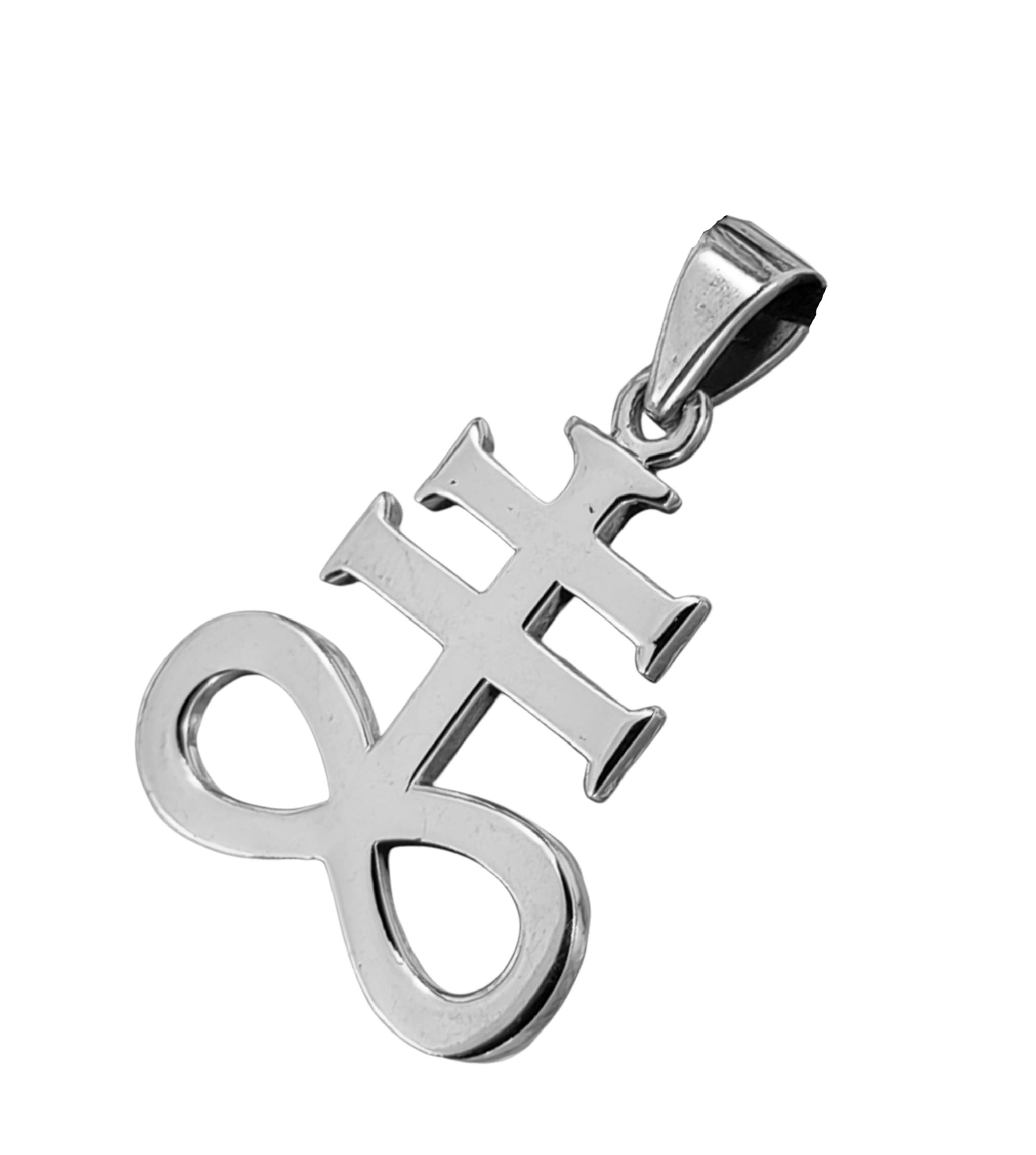 Kiss of Leather Leviathan Cross Pendant 925 Sterling Silver No. 403