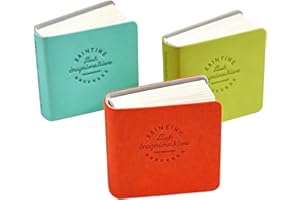 Watercolor Journal, 3-Piece Pocket Art Notebook, 2x2 Inch Portable Watercolor Sketchbook for Drawing and Painting, Mini Trave