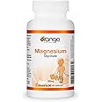 Orange Naturals - Magnesium Glycinate - 180mg 60 v-caps 60-Day Supply - Magnesium Bisglycinate Supplements - Relaxation, Slee