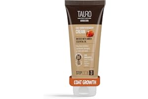 TAURO PROLINE Tauro Pro Line Coat Growth Recovery Cream for Dogs & Cats – Strengthens Hair Roots & Boosts Regrowth – Dog & Cat Moisturizer for Thinning Fur, Shedding & Post-Surgery Care (Derma Care 2.5 Fl Oz)