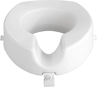 Wenko WC Sitz-Erhöhung Secura - 150 kg Tragkraft, 41,5 x 17 x 44 cm, weiß
