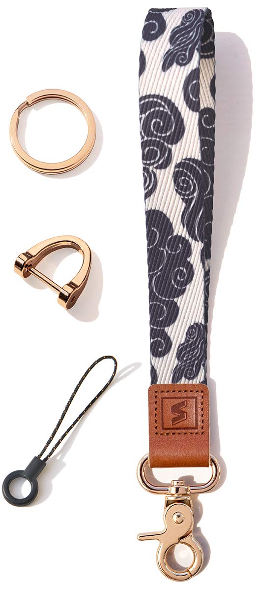 SENLLY Wristlet Lanyard Strap for Keys, Original Pattern Design Wrist Keychain Holder — image 1