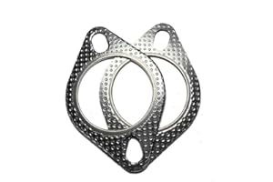 2.5" ID 2 Bolt MLSG High Temp Exhaust Gasket (Qty 2) - Heavy Duty -120-06310-0002 (2.5 Inch) - Ticon Industries