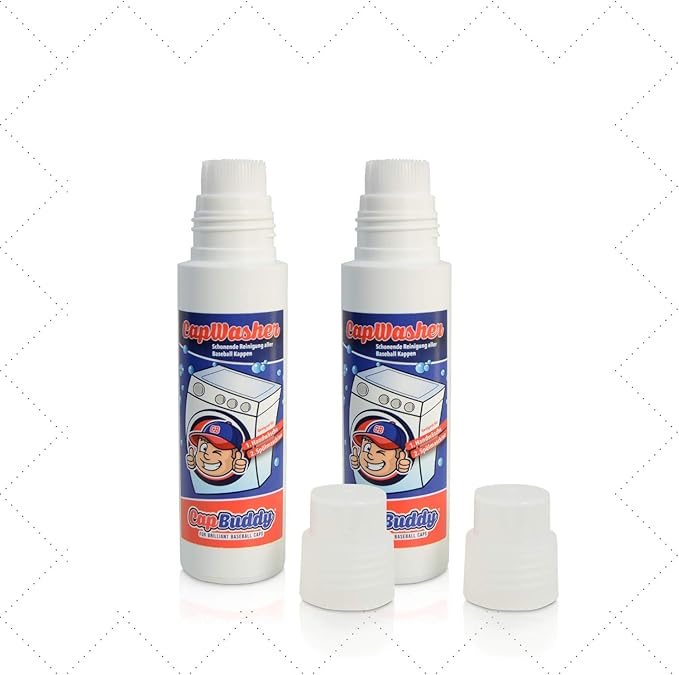 Pack doble de detergente para la limpieza suave de gorras de béisbol