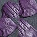 MATSU Simple Sytle Women Winter Warm Lambskin Leather Gloves 7 Colors M9022 (L, Purple-Touchscreen)