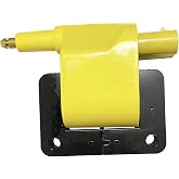 HLZ PRODUCT Performance Ignition Coil Pack Round Terminal UF97 Compatible with Dodge Ram 1500-3500 B150-B3500 Jeep TJ Dakota Ramcharger Grand Cherokee Comanche Wrangler 2.2 2.5 3.9 4.0 L4 5.2 L6 V8