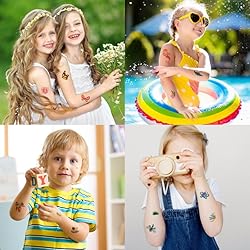 Temporary Fake Tattoos for Kids, 330+ Mixed Styles