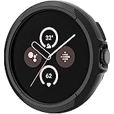 Spigen Liquid Air Designed for Google Pixel Watch 3 45mm Case Anti-Scratch Protective Soft TPU Cover (2024) - Matte Black