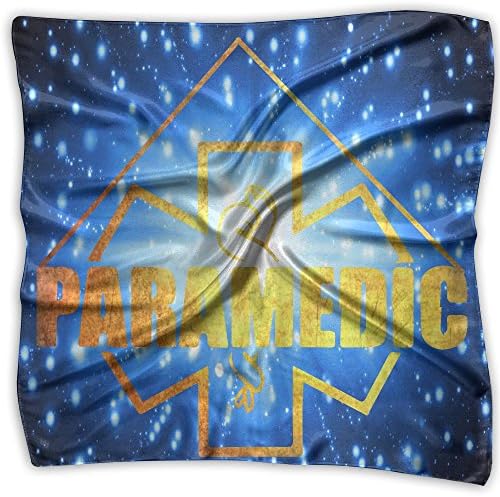 Paramedic Performance Durable Classic Women's Silky Scarf Square Cowboy Bandanas Single Pack
