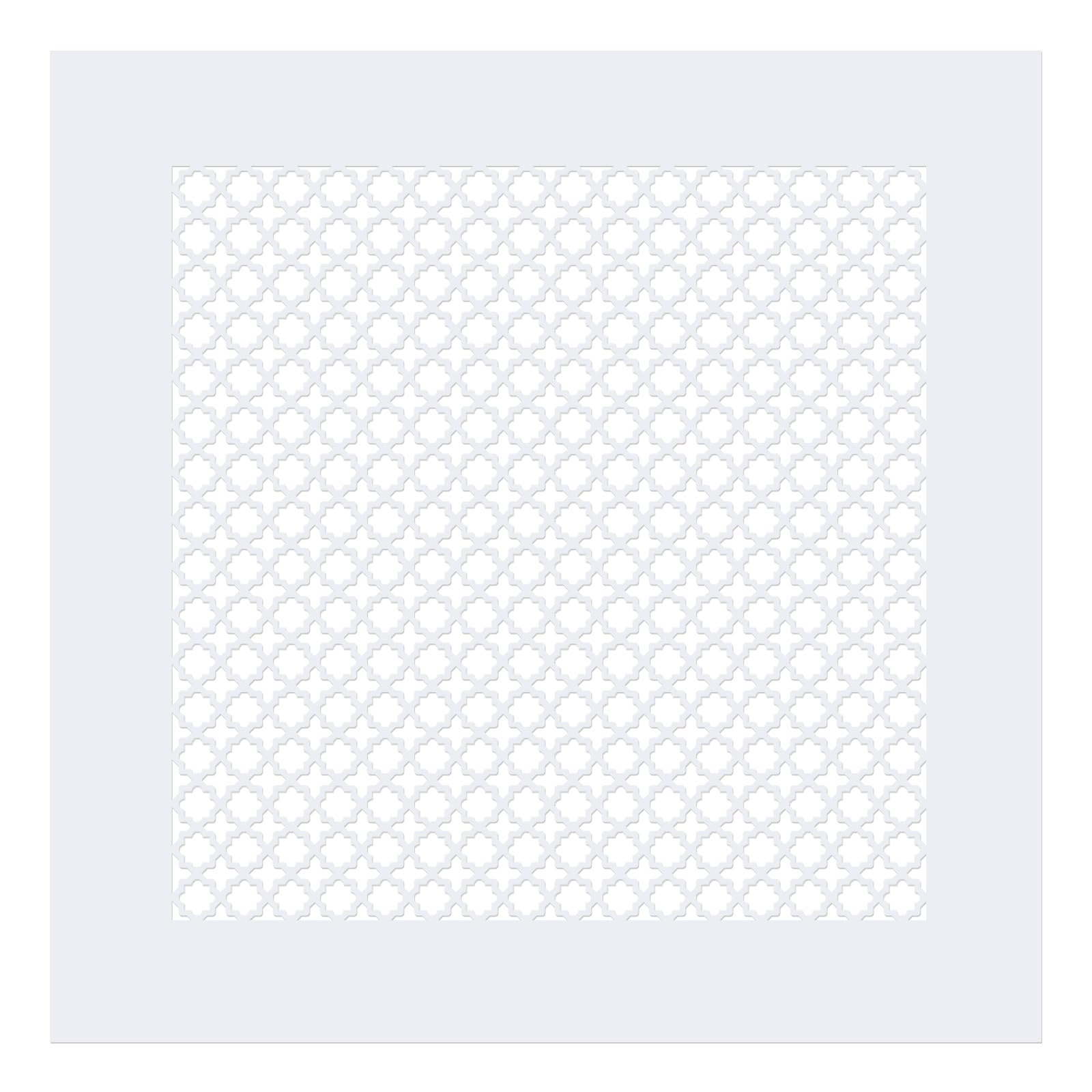 PATIKIL Air Vent Cover Grille for 13.5"x13.5" Duct Opening, Acrylic Glass (PMMA) Decorative Wall Ceiling Hole Cover Register for Home Ventilation Decor